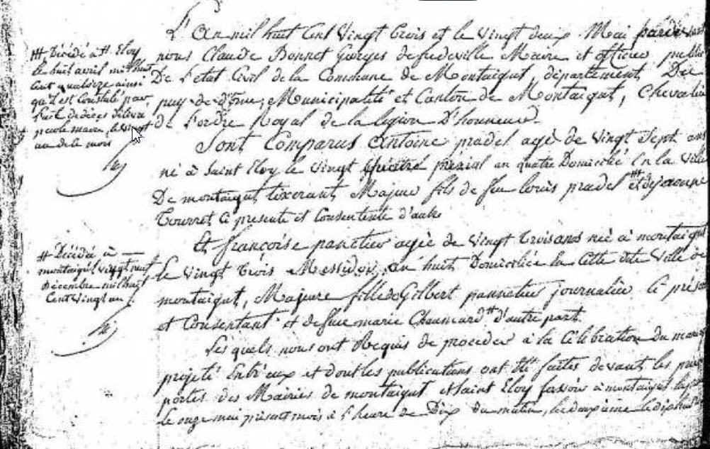 Mariage Pradel Antoine Pannetier Francoise 1-2.jpg